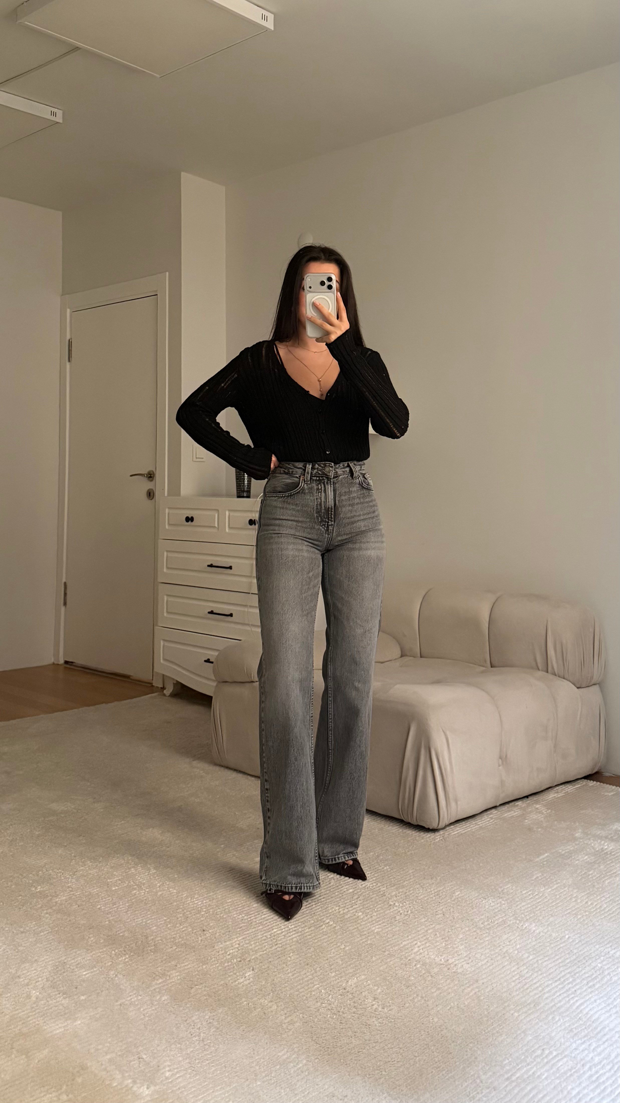 Star Yıkamalı Füme Düz Kesim Jean 
