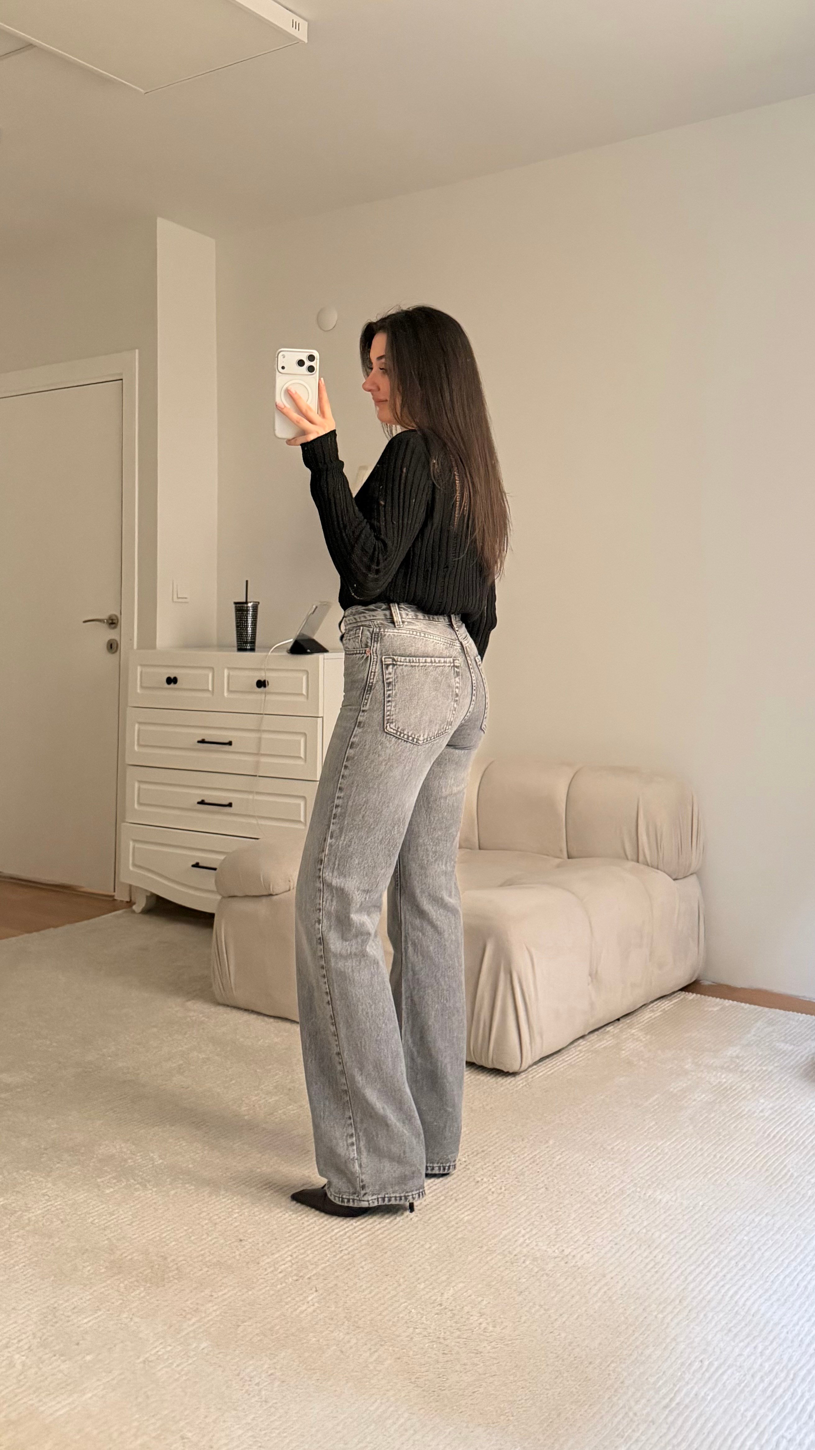 Star Yıkamalı Füme Düz Kesim Jean 