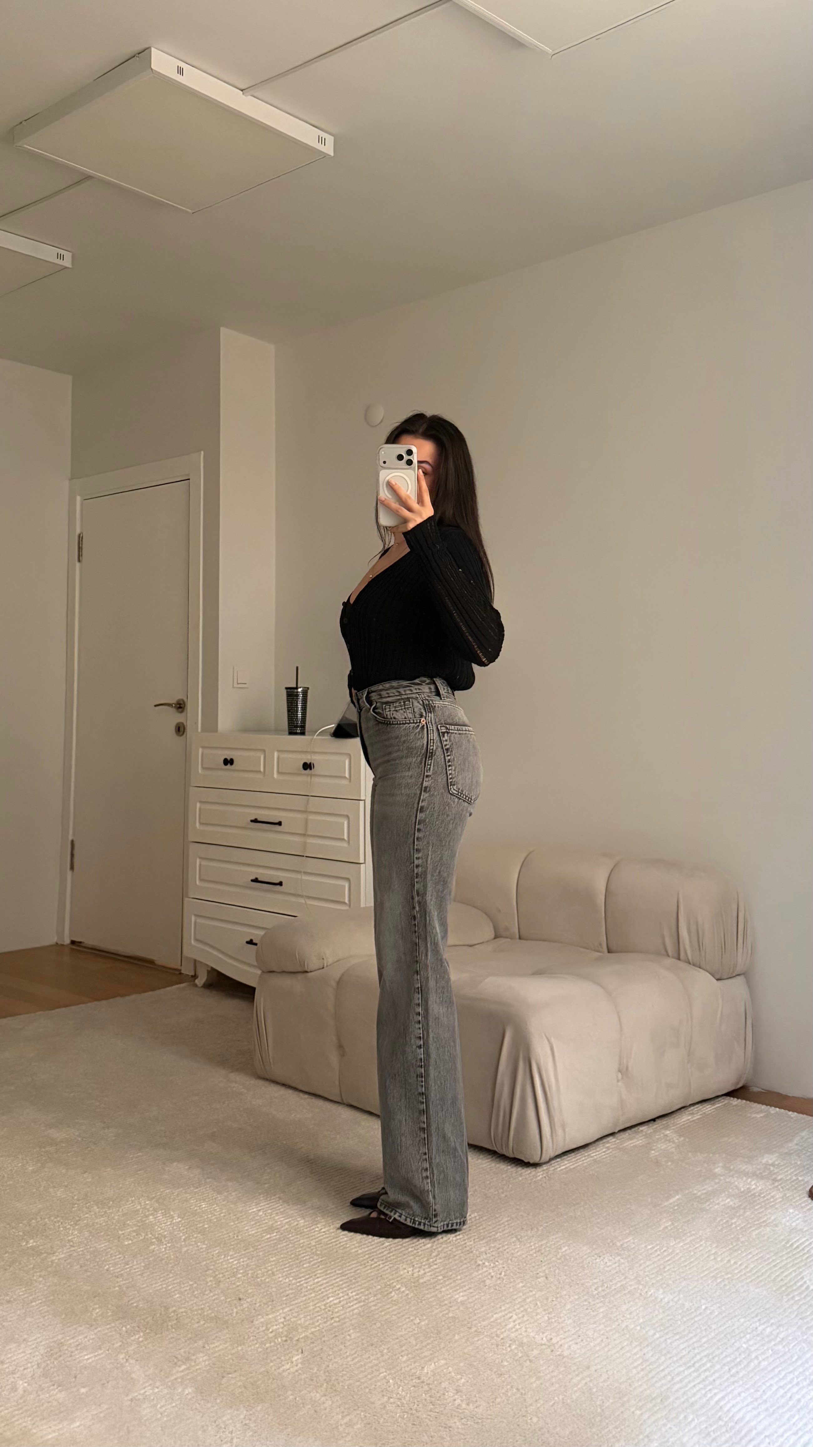 Star Yıkamalı Füme Düz Kesim Jean 