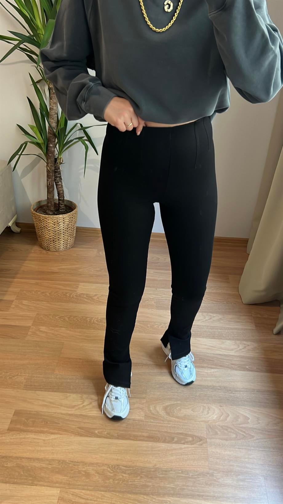 STORİE ÇELİK ÖRME TAYT PANTOLON