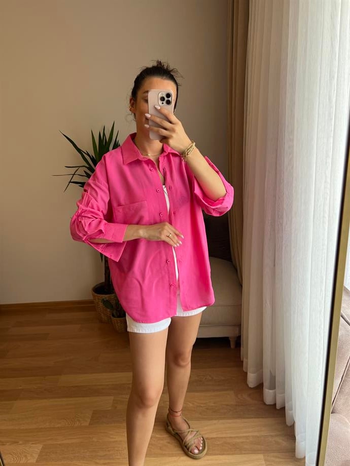 ZR PEMBE BODRUM GÖMLEK