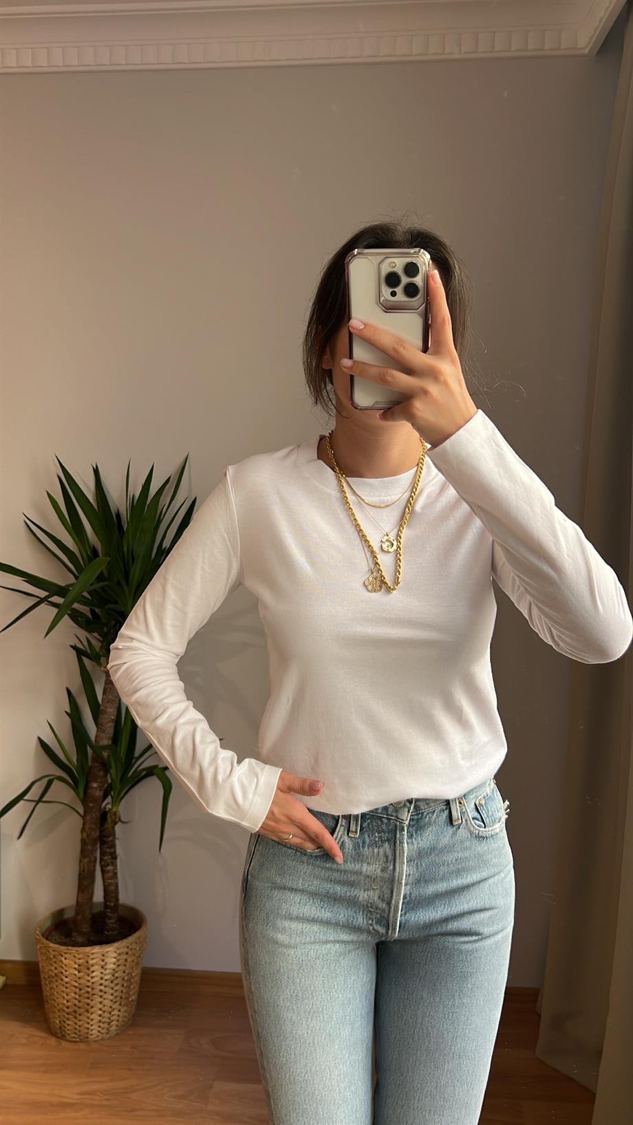 ZR UZUN KOLLU BASIC TİŞÖRT