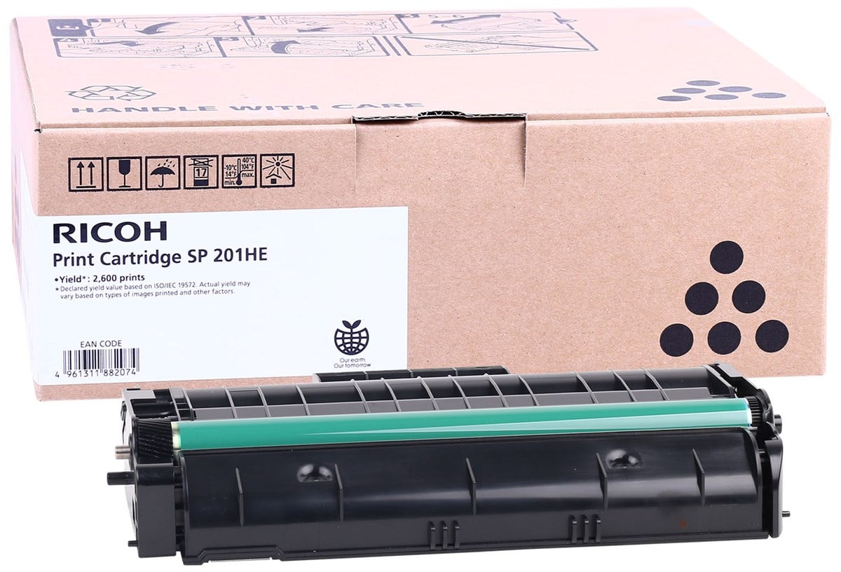 Ricoh SP201HE Orjinal Toner SP200-SP203-SP-202-SP204 (407254) (2600 Sayfa)