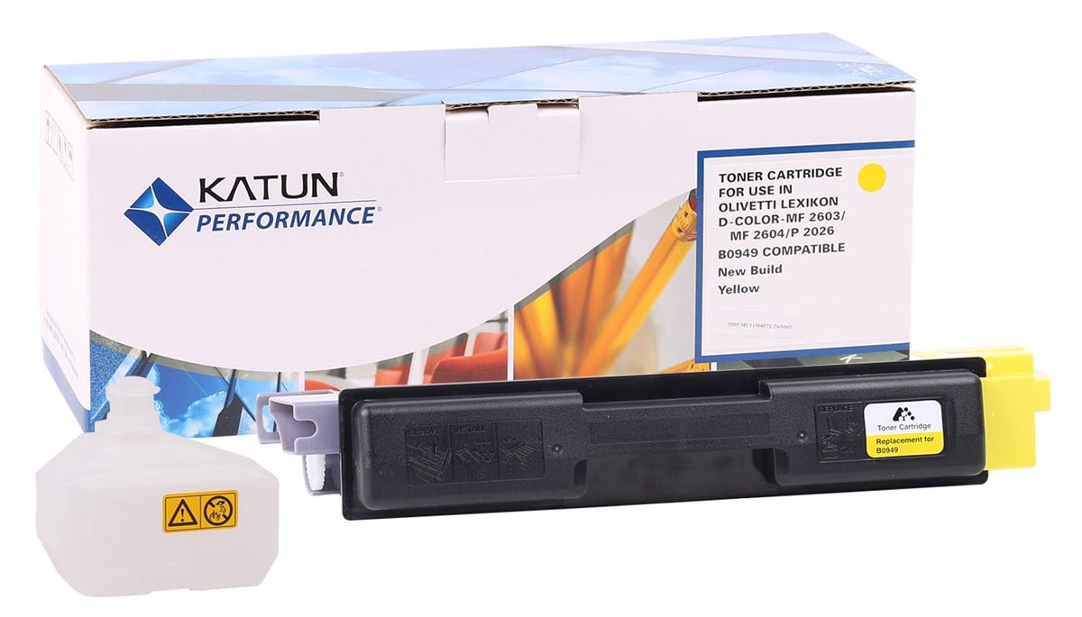 43825-Olivetti Sarı Toner  D-Color MF 2603-2604-2613-2026 (TK-590)
