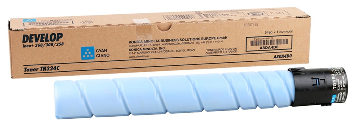 Develop TN-324 Orjinal Mavi Toner İneo +258 +308 +368 (A8DA4D0)