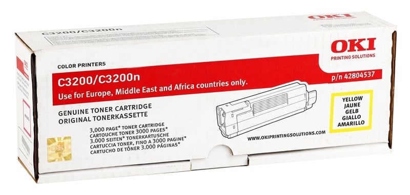 Oki C3200 Sarı Orjinal Toner 43034813