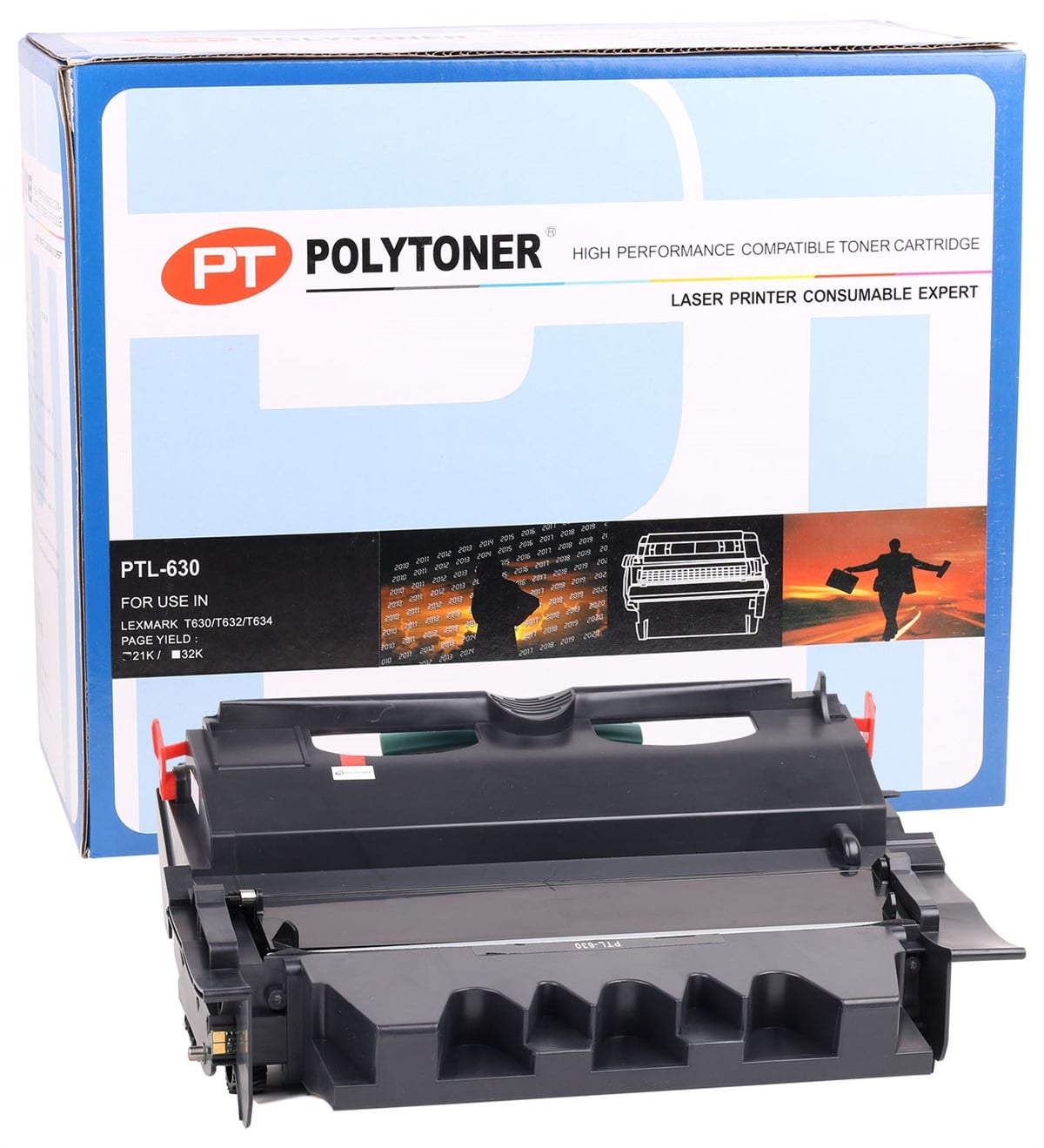 Lexmark T630 Polytoner (T632-634)