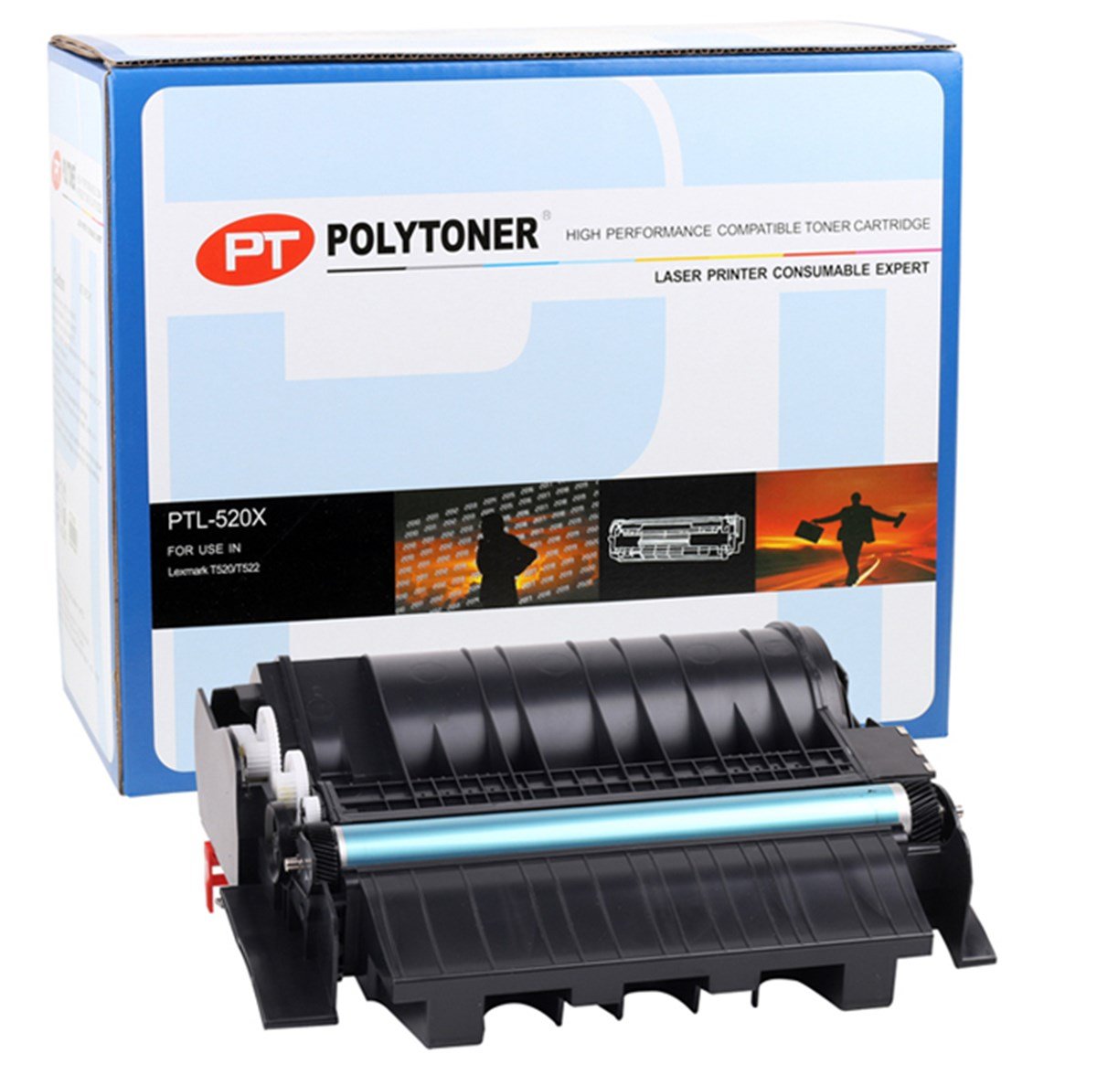 Lexmark T520X Polytoner T522 (12A6835)(20.000 Sayfa)