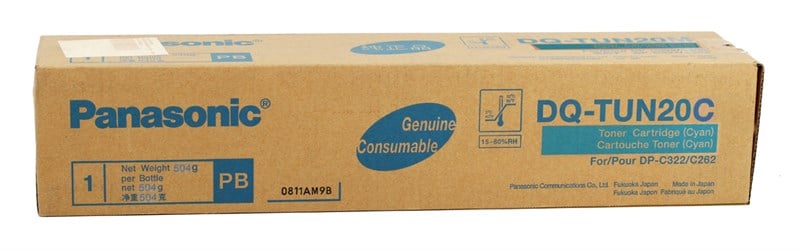 Panasonic DQ-TUN20C Orjinal Mavi Toner (DPC-262-322)