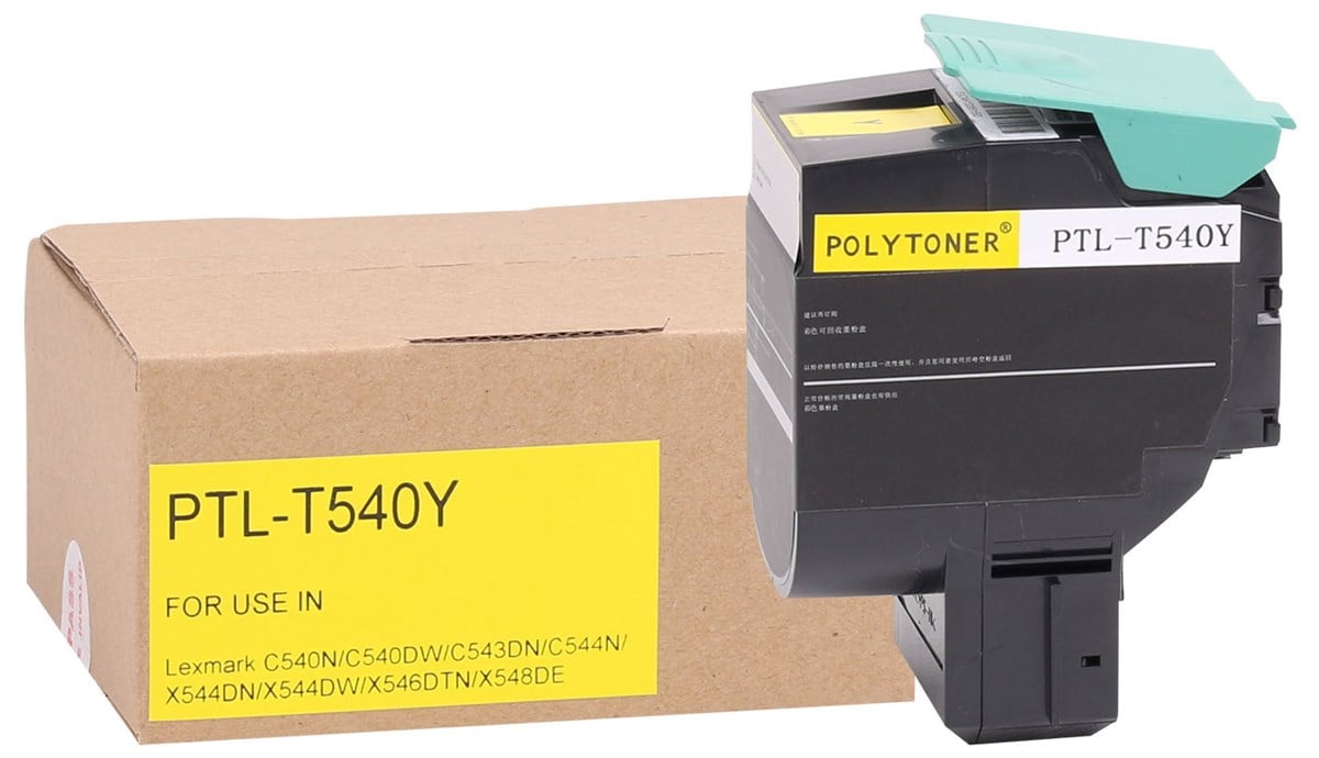 Lexmark Polytoner C540A1YG (C540-C543-C544) 1000Syf. Sarı Toner