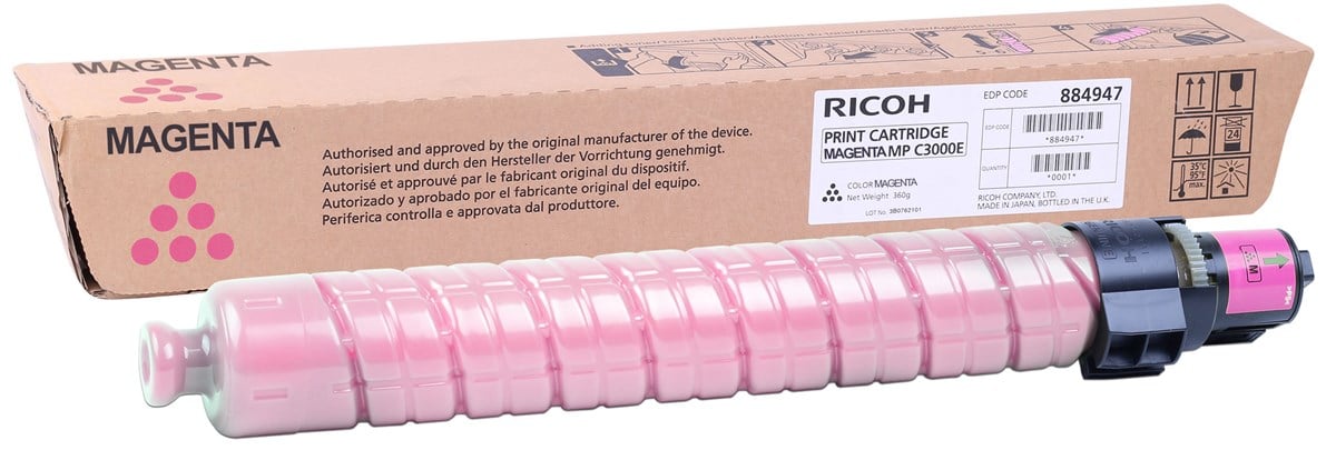 Ricoh MP-C 2500-3000-2000 Orjinal Kırmızı Toner  (842032)(884948)(888642)