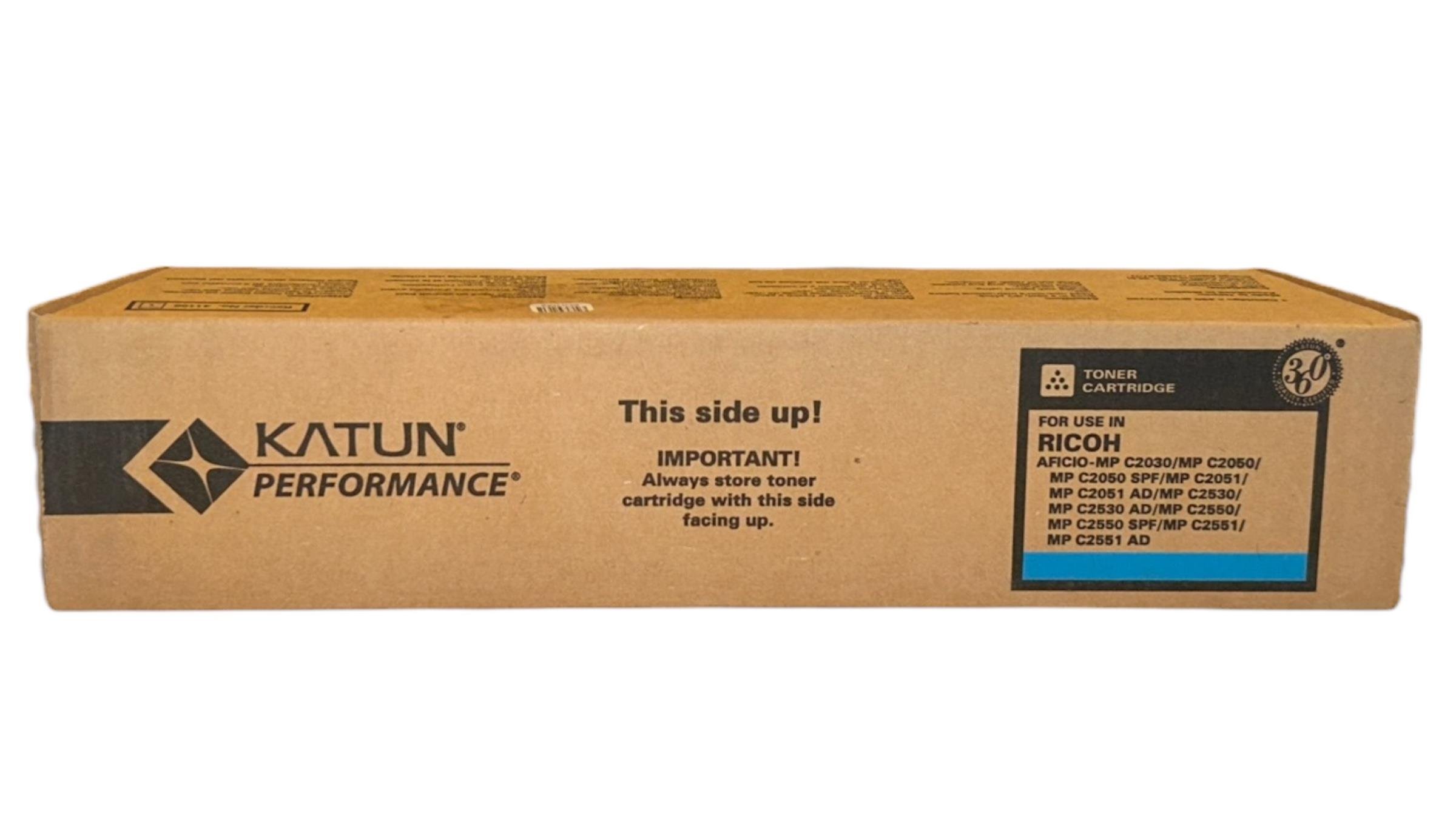 41108 Ricoh MP-C 2550 Katun Mavi Toner MP-C 2030  2050  2051  2551