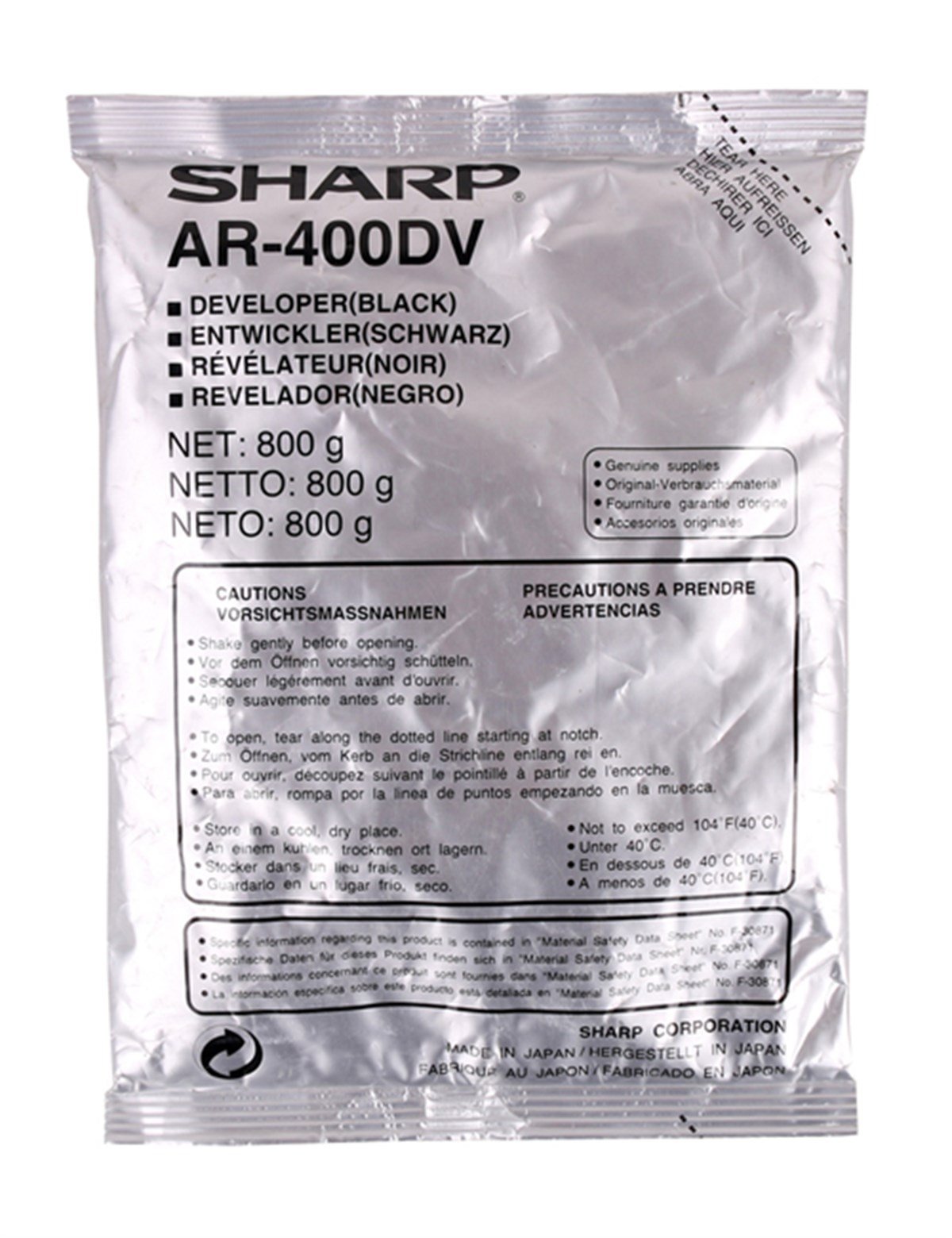 Sharp AR-400 Orjinal Developer AR-286-336-407 (800 GR)