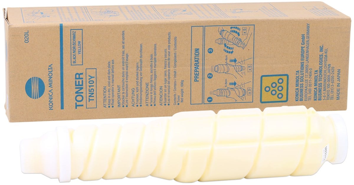 Konica Minolta TN-510 Orjinal Sarı Toner C500