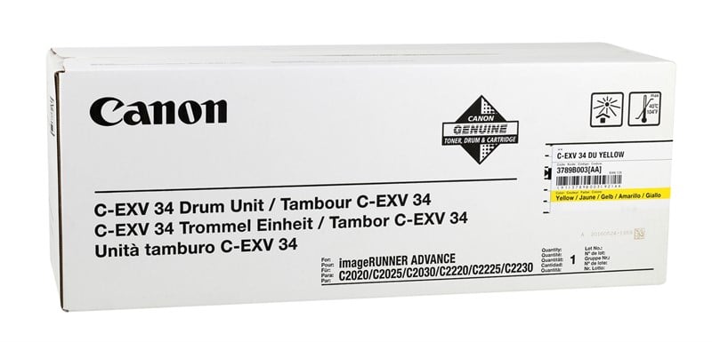 Canon EXV-34 Orjinal Drum Unit Yellow  IR-C2020-2030-2225-2230