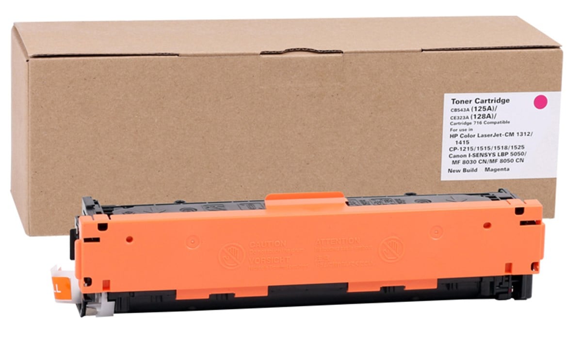 47027-HP CE323A-CB543A Katun Kırmızı Toner CM1415fnw-128A-LBP5050-CRG716