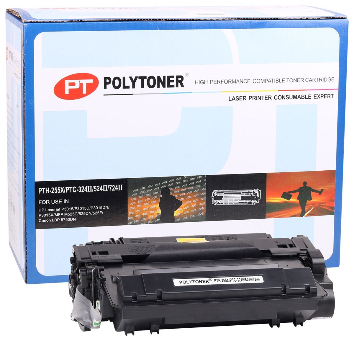 HP Polytoner CE255X LaserJet P3015-P3015d-P3015dn-P3015xCanon 6750-CRG 724 12,5k
