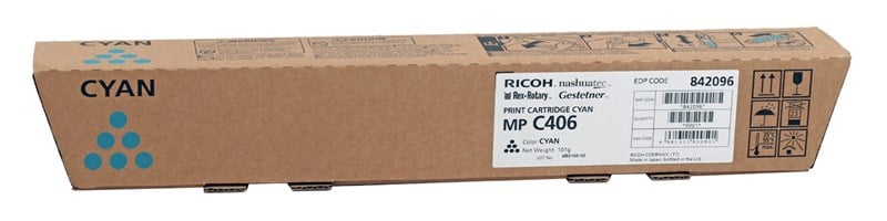 Ricoh MP-C 306-C406 Orjinal Mavi Toner  (842096)
