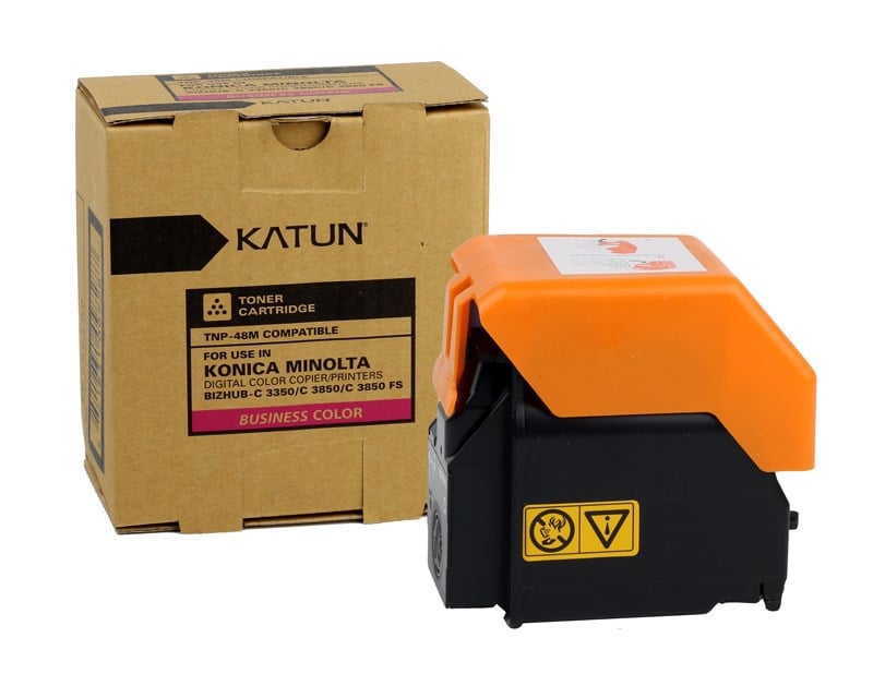47878-Konica Minolta TNP-48 Katun Kırmızı Toner Bizhub C3350-C3850 (A5X0350)