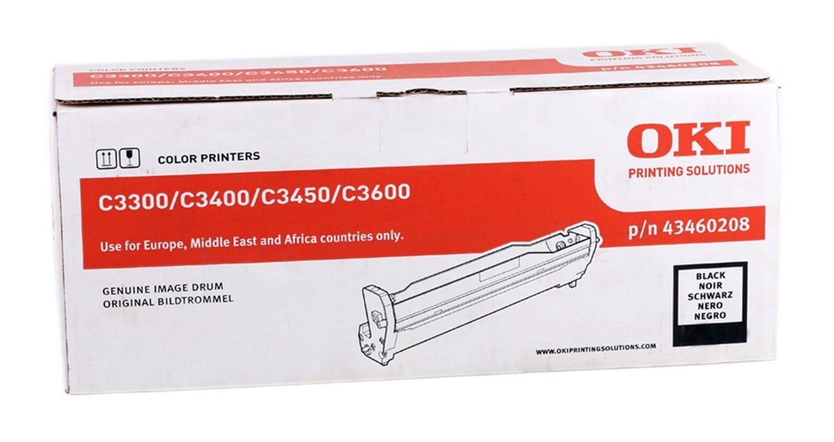 Oki C3300 Orjinal Drum Siyah (C3400-C3450-C3600) (43460208) (15.000 Sayfa)