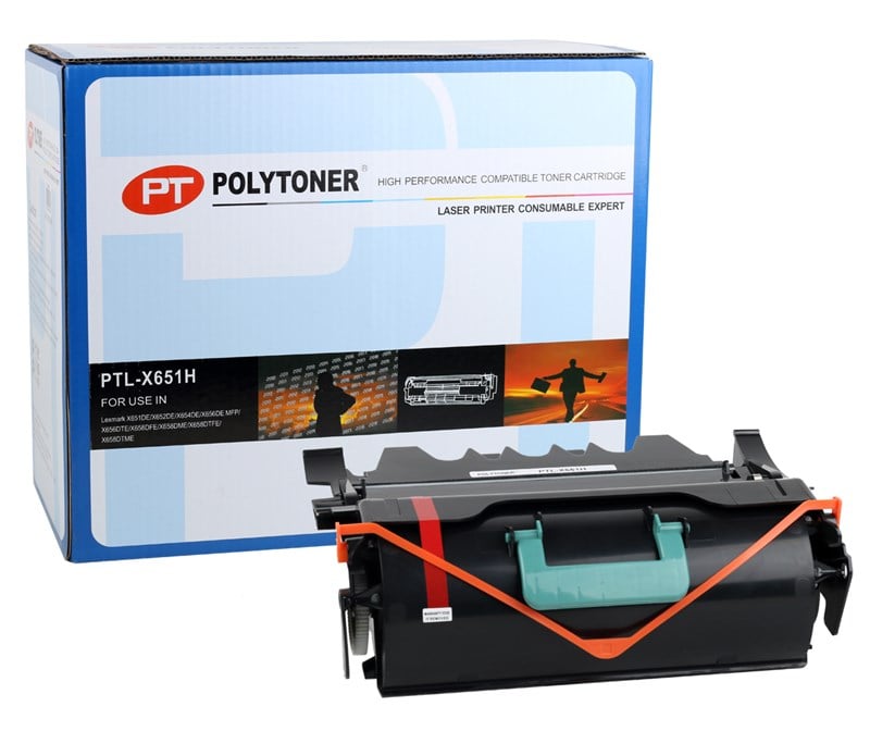Lexmark X651H Polytoner X652-X654-X656-X658 (25.000 Sayfa)