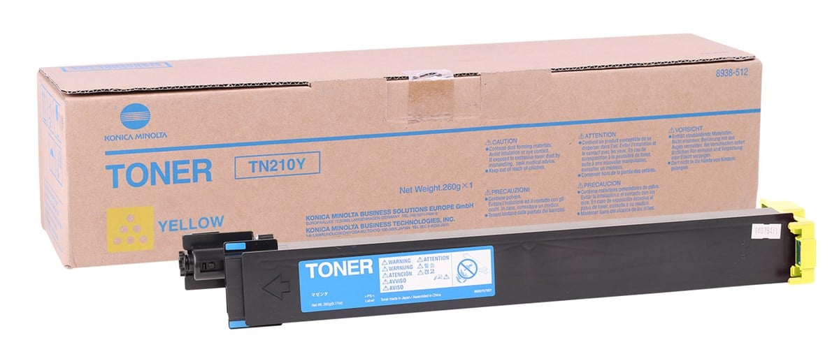 Konica Minolta TN-210 Orjinal Sarı Toner C-250-252
