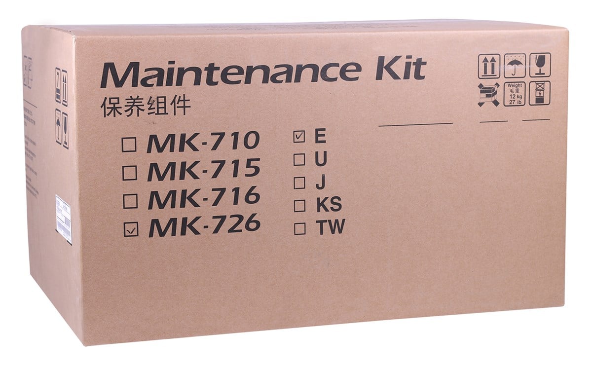 Kyocera Mita MK-726 Orginal Drum Unit . Taskalfa 420İ/520İ / Utax CD-1242-1252