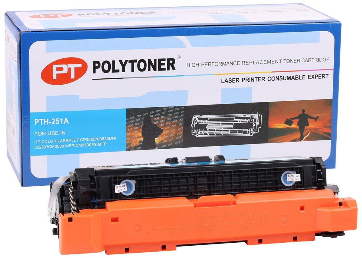 HP CE251A Polytoner Mavi Toner CP3525-CM3530 Canon (CRG 723) LBP 7700
