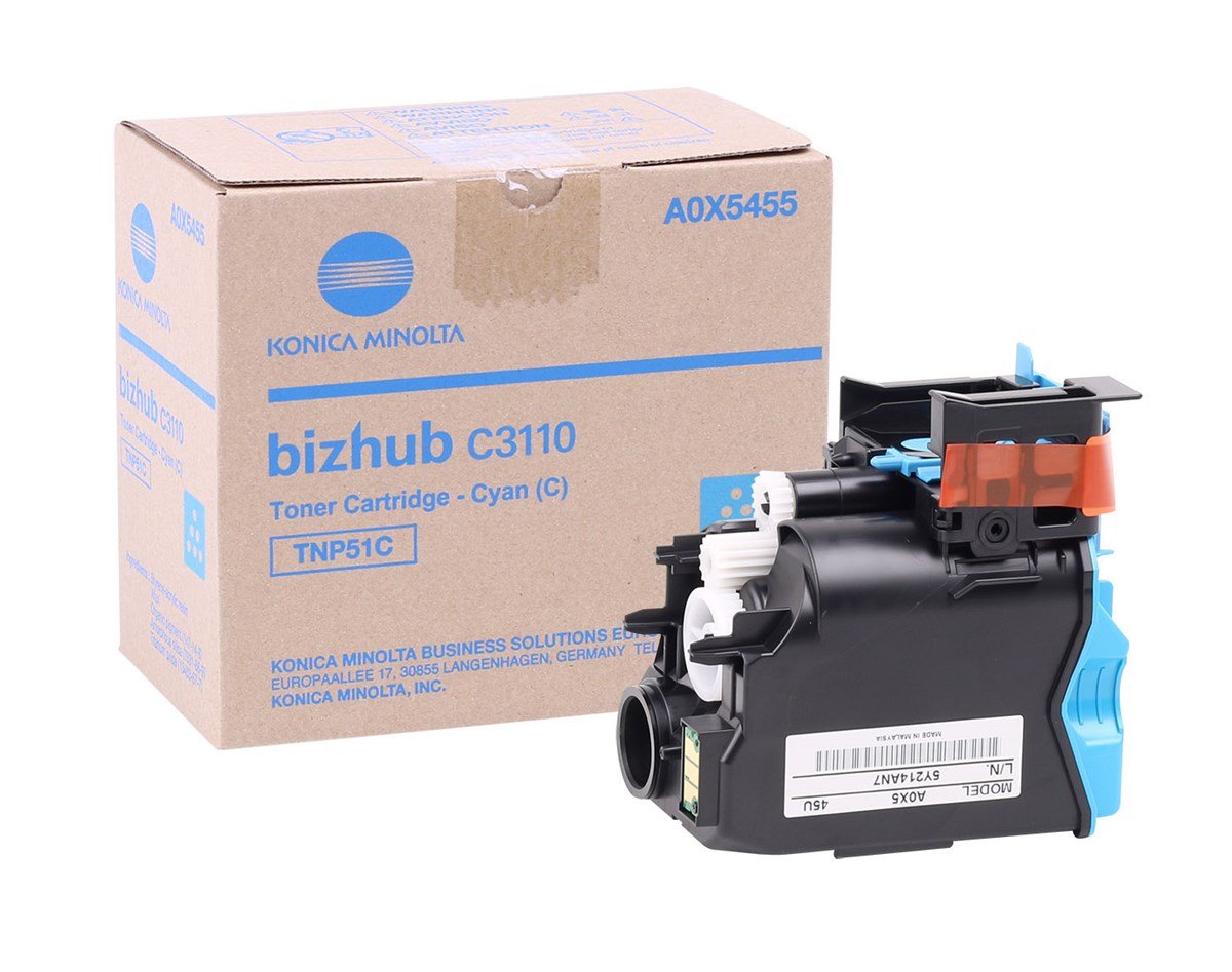 Konica Minolta TNP-51 Orjinal Mavi Toner C3110 (A0X5455)