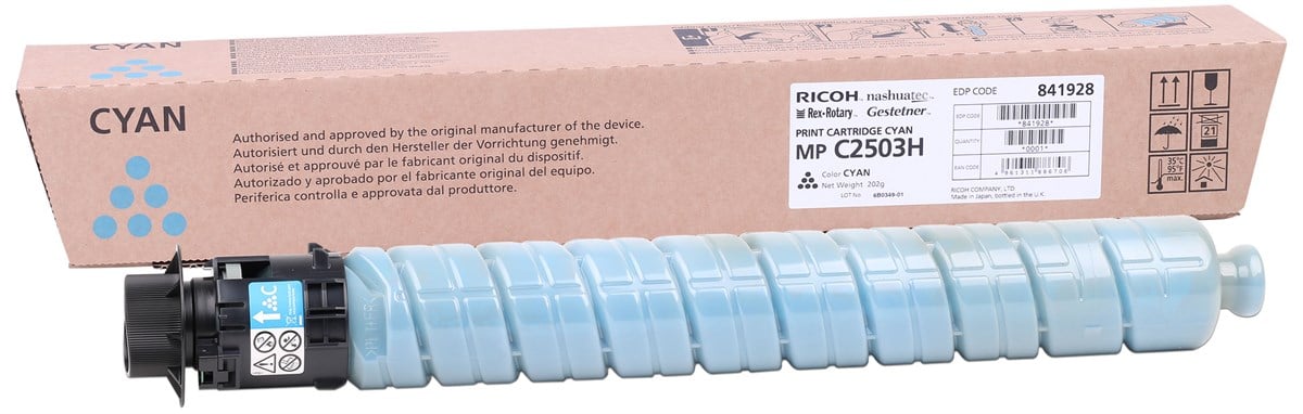 Ricoh MP-C 2003HC Orjinal Mavi Toner MP-C 2503-2011 (841928)
