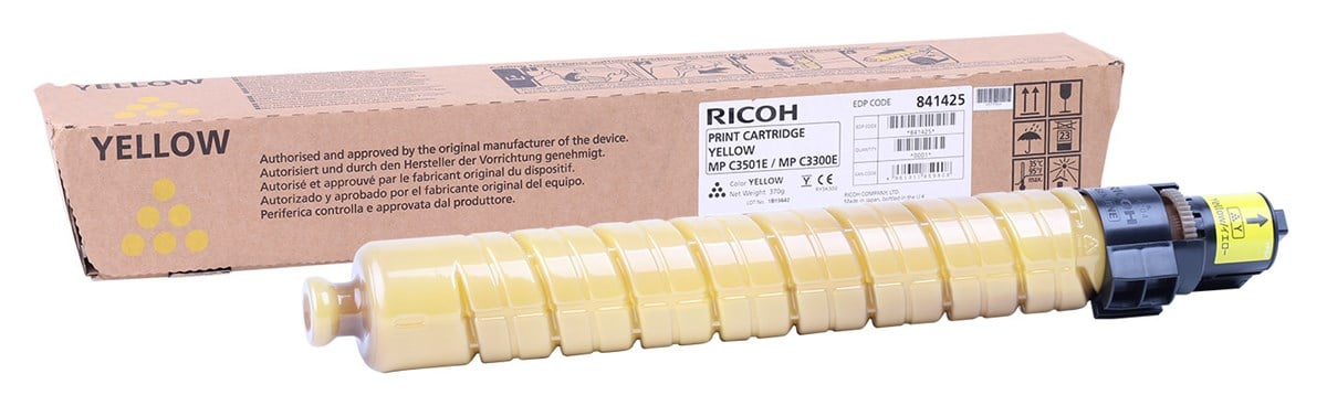 Ricoh MP-C 2800 Orjinal Sarı Toner MP-C 3001-3300-3501 (842044)
