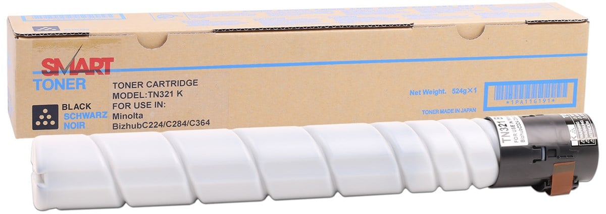Konica Minolta TN-321 Smart Siyah Toner Bizhub C224-C284-C364 (A33K150)
