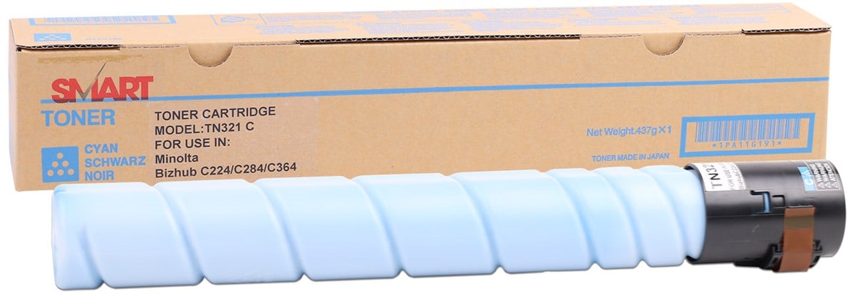 Konica Minolta TN-321 Smart Mavi Toner Bizhub C224-C284-C364