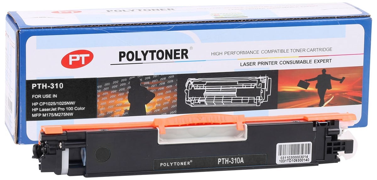 HP CE310A Polytoner Siyah CP1025 (126A) CRG 729 - Pro 100