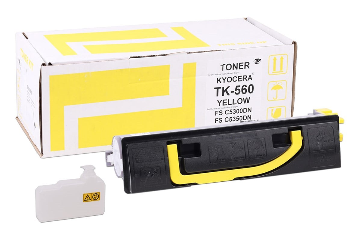 Kyocera Mita TK-560 Smart Sarı Toner  FS-C 5300dn