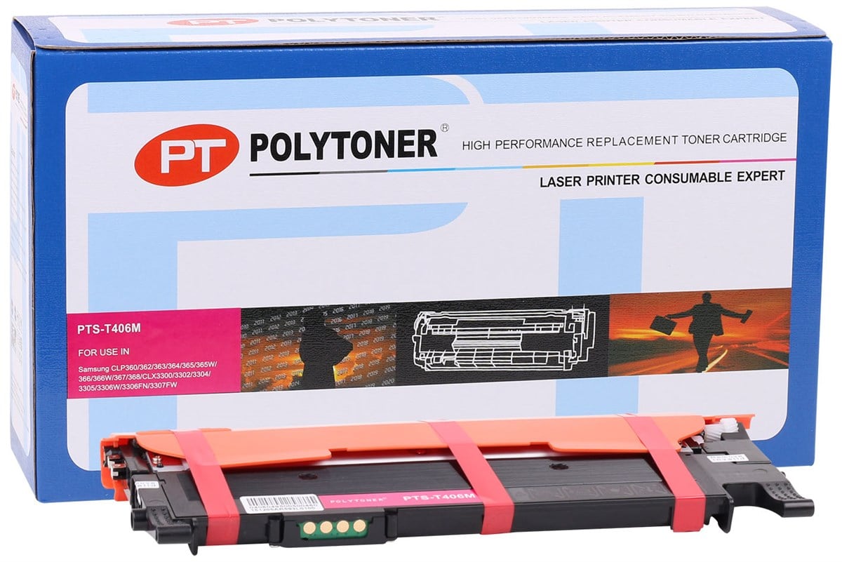 Samsung (NR406) Polytoner Kırmızı Toner CLP-365 CLX-3305FN-C410W-C460