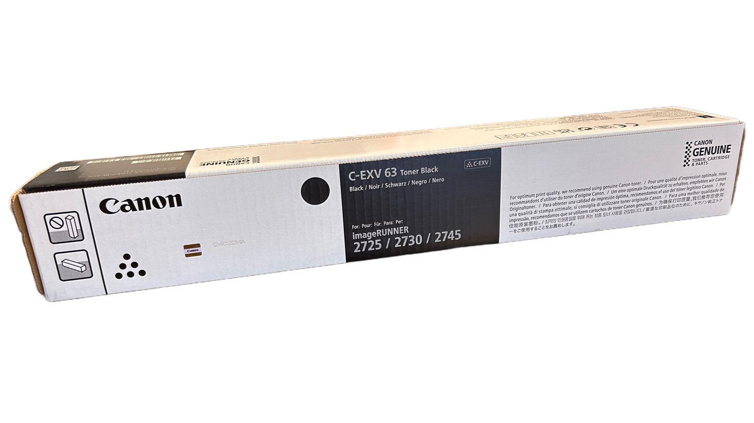 Canon EXV-63 Orijinal Toner imageRUNNER 2745i 2730i 2725i  30k.