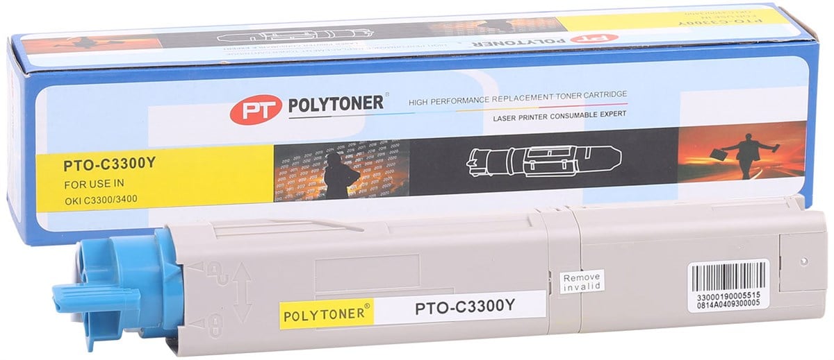 Oki Polytoner Sarı C3300-3400-3450-3600(43459345)(2000 Sayfa)