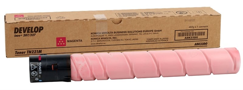 Develop TN-221 Orjinal Kırmızı Toner İneo +227 +287 (A8K33D0)