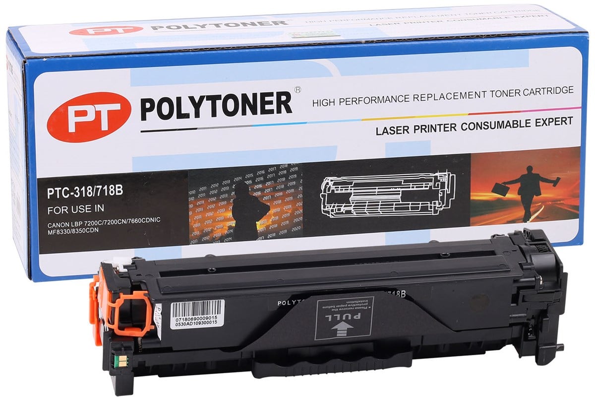 Canon CRG-718-318 Polytoner Siyah LBP 7200CD-7200CDN-LBP7680Cx