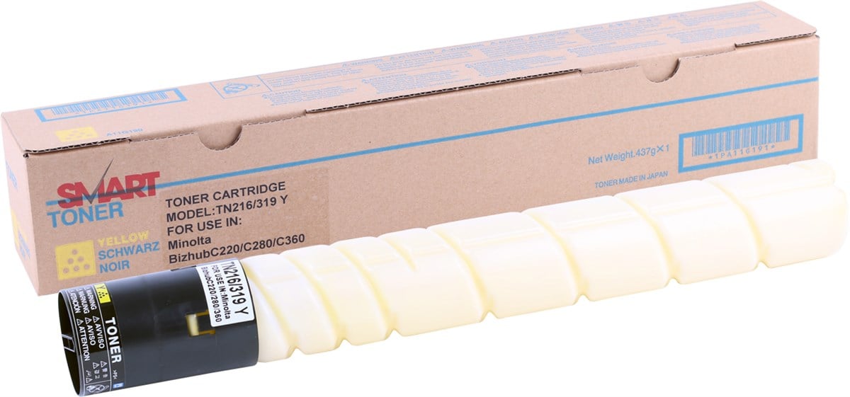 Konica Minolta TN-216 - (TN-319) Smart Sarı Toner C220-280-360