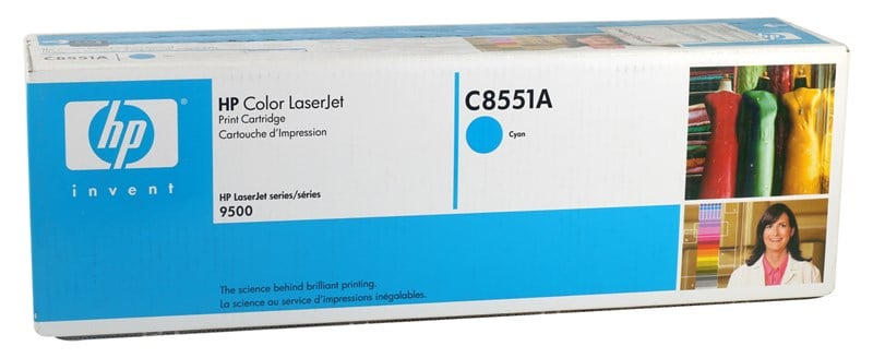 HP C8551A Orjinal Mavi Toner LaserJet 9500 Seri