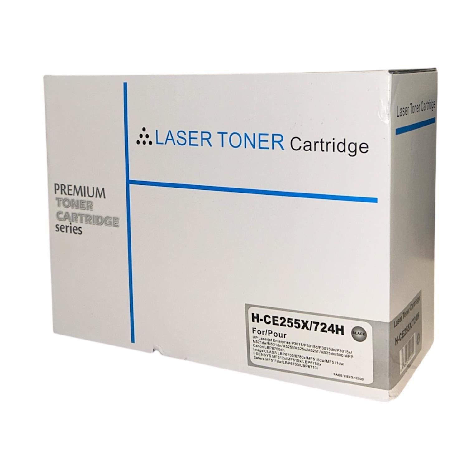 HP CE-255X  CRG-724H Muadil LaserJet P-3015 LBP-6780 MF-512 515  (12,5k)