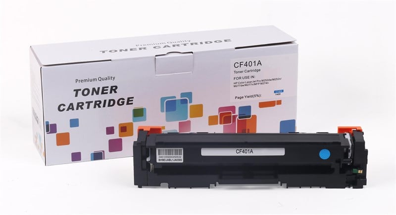 HP CF401A Muadil Mavi Toner (Pro M252-M277)(201A)(1400 Sayfa)