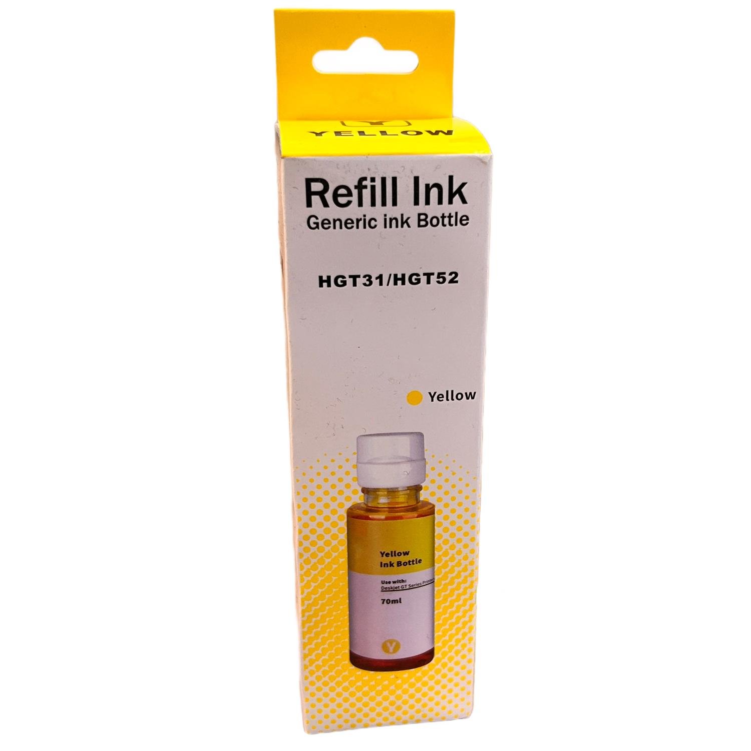HP GT52 Y Sarı Smart Mürekkep DeskJet GT 5810 5811 5822 (70ml)
