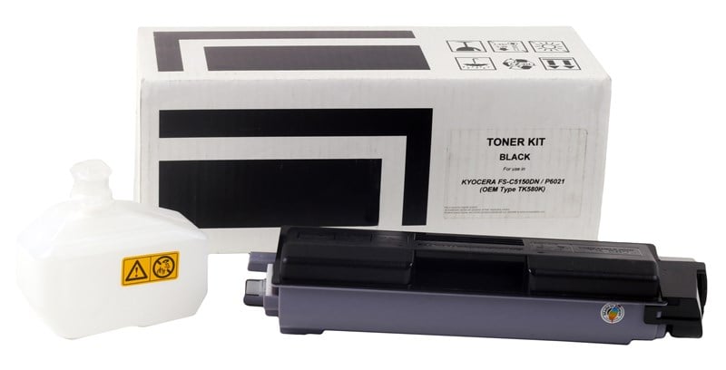 Kyocera Mita TK-580 SMART Siyah Toner FS-C5150dn-P6021Cdn (1T02KT0NL0) (3.5K)