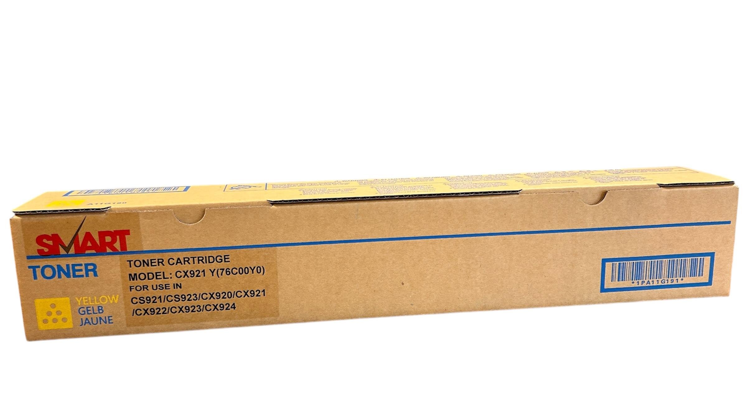 Lexmark CX-920 CX-921de 76C00Y0 Smart Sarı Toner CX-922de  CS-921de  CS-923de