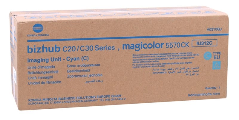 Minolta Drum Unit Orjinal IU-312C Mavi  C20-C30-C31 Magicolor 5570