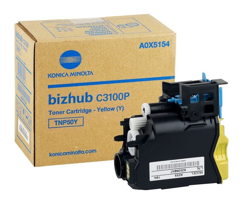 Konica Minolta TNP-50 Orjinal Sarı Toner C3100 (A0X5254)
