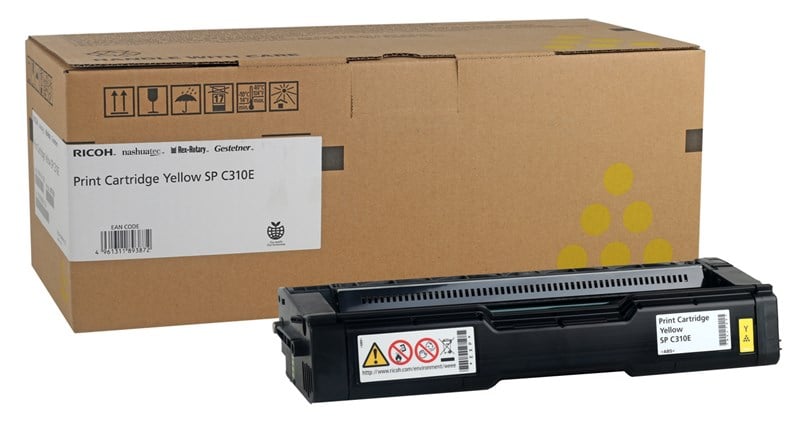 Ricoh SP-C 310 Orjinal Sarı Toner SP-C 231-232-242-311-320 Std.Kapt.(406351)